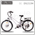 MOTORLIFE / OEM EN15194 VENTA CALIENTE 36v 250w 26 pulgadas bicicleta eléctrica con batería